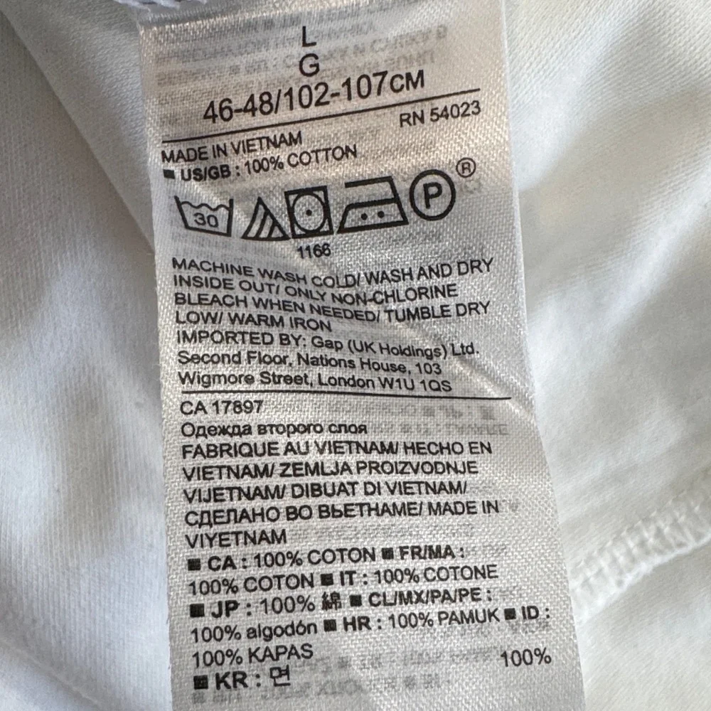 Banana Republic Luxury Touch Cotton Men’s Navy, White Grey Short Sleeve Size L